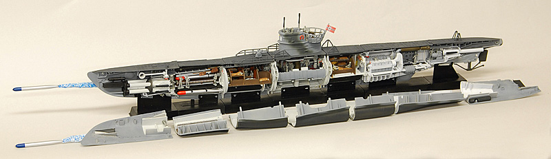 german u-boats - u-boot viic 1942