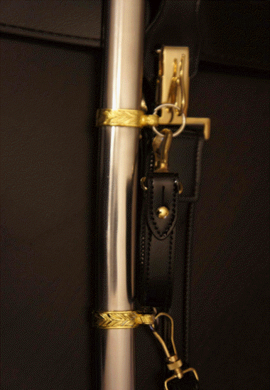 how to wear usmc sword